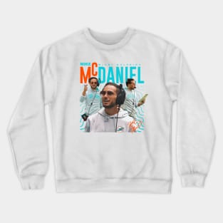 Mike McDaniel Miami Dolphins Crewneck Sweatshirt